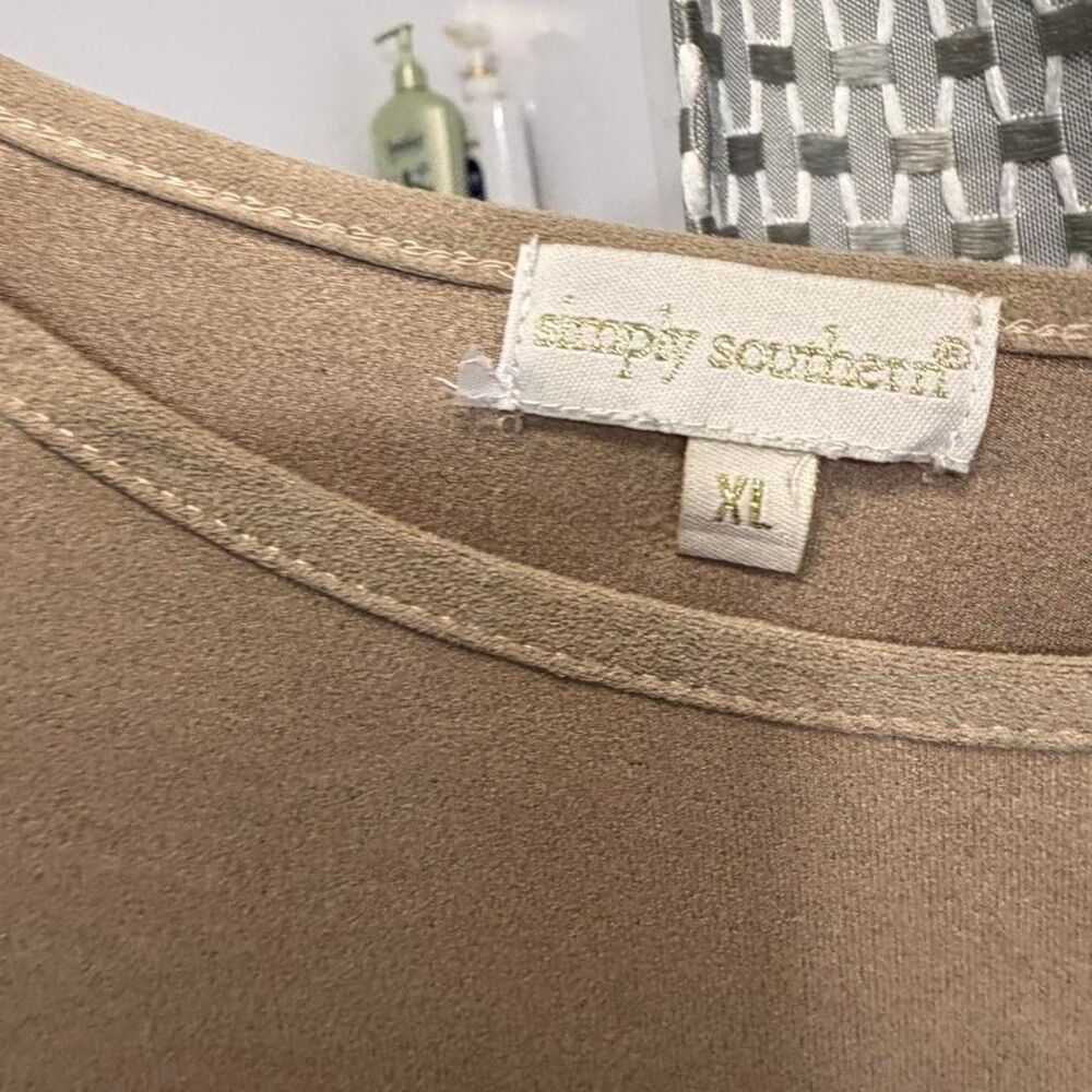 Simply-southern Women's Tan and Brown Dress